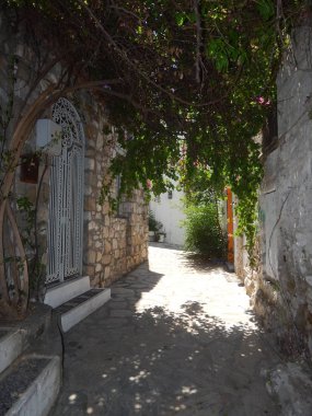 Marmaris Türkiye'nin Ege Denizi'nde Akdeniz mimarisi