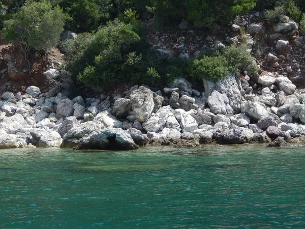 Mar Mediterrâneo Egeu Turquia Marmaris — Fotografia de Stock