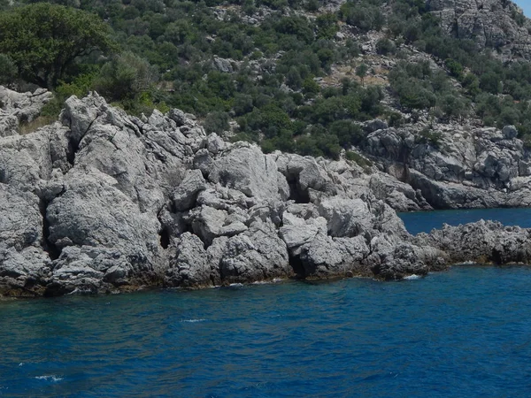 Mediterrán Égei Tenger Törökország Marmaris — Stock Fotó