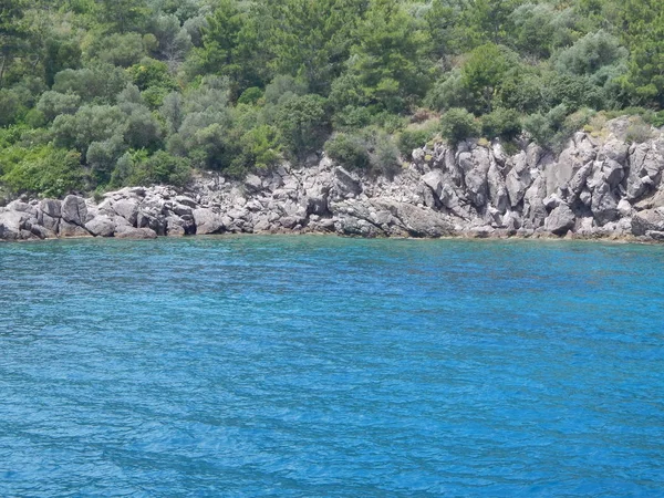 Μεσογείου Αιγαίο Της Τουρκίας Μαρμαρίς — Φωτογραφία Αρχείου