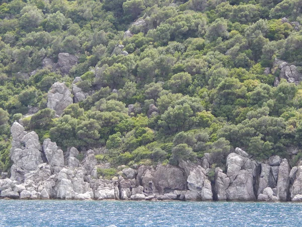 Středozemní Moře Egejského Moře Turecko Marmaris — Stock fotografie