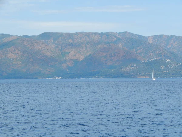 地中海エーゲ海の海 トルコ マルマリス — ストック写真