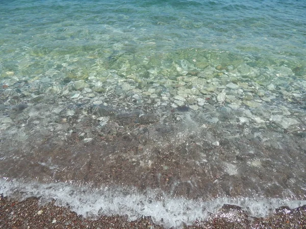 Textuur Van Het Water Van Egeïsche Zee — Stockfoto