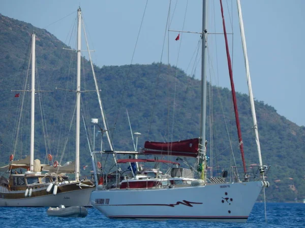 Puerto Deportivo Náutico Marmaris Turquía Ciudad Turística Mar Egeo —  Fotos de Stock