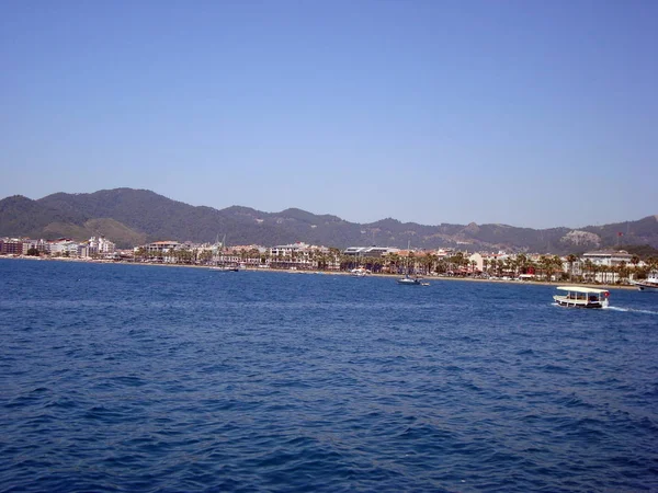 Vakantie Marmaris Turkije Badplaats Aan Egeïsche Zee — Stockfoto
