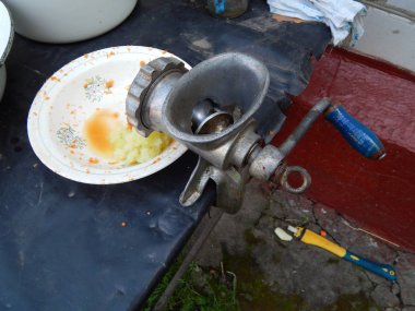 Meyve ve sebze bahçesinde gıda