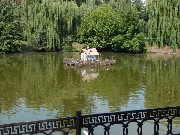 Little House River Small Architectural Form — Stock Photo, Image