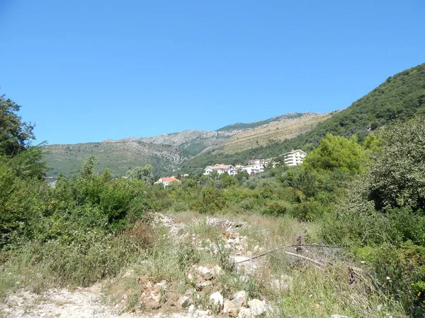 Resa Runt Montenegro Adriatiska Havet Landskap — Stockfoto