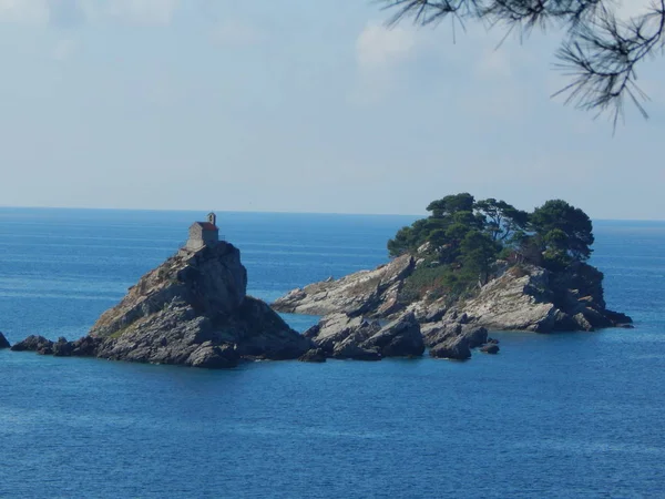 Petrovac Montenegro Die Reise Adriatisches Meer — Stockfoto