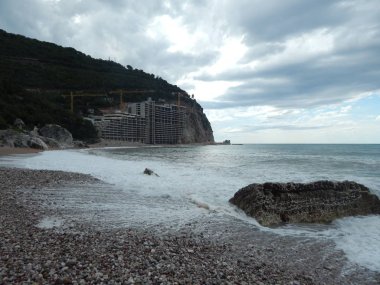 Fırtına Perazica Do, Petrovac na Moru Karadağ Adriyatik Denizi