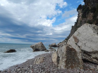Fırtına Perazica Do, Petrovac na Moru Karadağ Adriyatik Denizi
