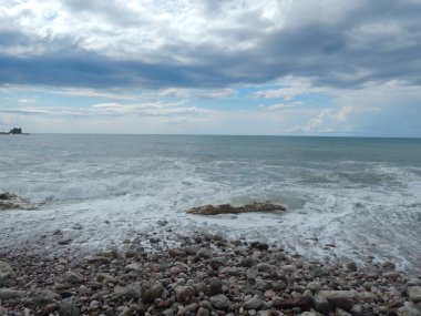 Fırtına Perazica Do, Petrovac na Moru Karadağ Adriyatik Denizi