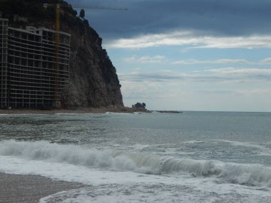 Fırtına Perazica Do, Petrovac na Moru Karadağ Adriyatik Denizi