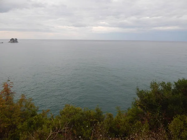 Resa Runt Montenegro Adriatiska Havet Landskap — Stockfoto