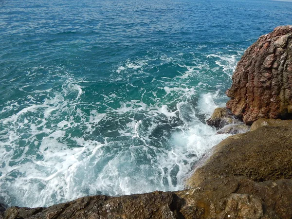 Petrovac Moru Montenegro Resor Adriatiska Havet — Stockfoto