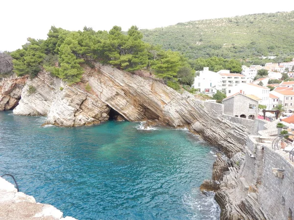 Petrovac Moru Montenegro Resor Adriatiska Havet — Stockfoto