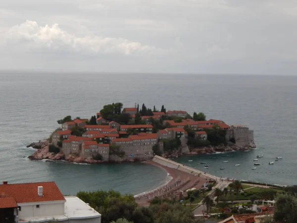 Resa Runt Montenegro Adriatiska Havet Landskap — Stockfoto