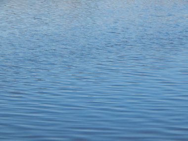 Texture of water in a river blue ripples