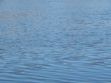 Texture of water in a river blue ripples