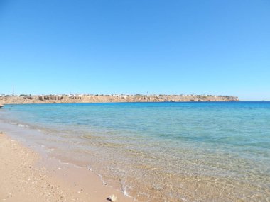 Mısır Sharm El Sheikh beldesinde doğa plajları