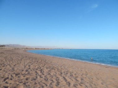 Mısır Sharm El Sheikh beldesinde doğa plajları