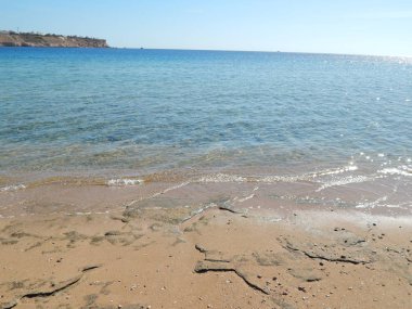 Mısır Sharm El Sheikh beldesinde doğa plajları
