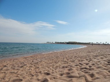 Mısır Sharm El Sheikh beldesinde doğa plajları