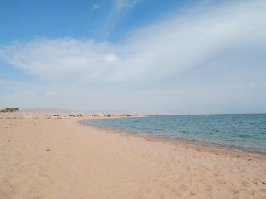 Mısır Sharm El Sheikh beldesinde doğa plajları