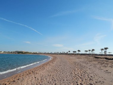Mısır Sharm El Sheikh beldesinde doğa plajları