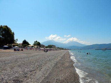 Fethiye, Türkiye'de Ege Denizi'nin Beach