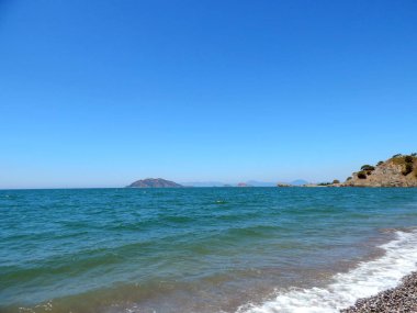 Fethiye, Türkiye'de Ege Denizi'nin Beach