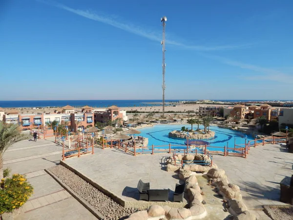 Rusten Een Resort Stad Hotels Egypte Sharm Sheikh — Stockfoto