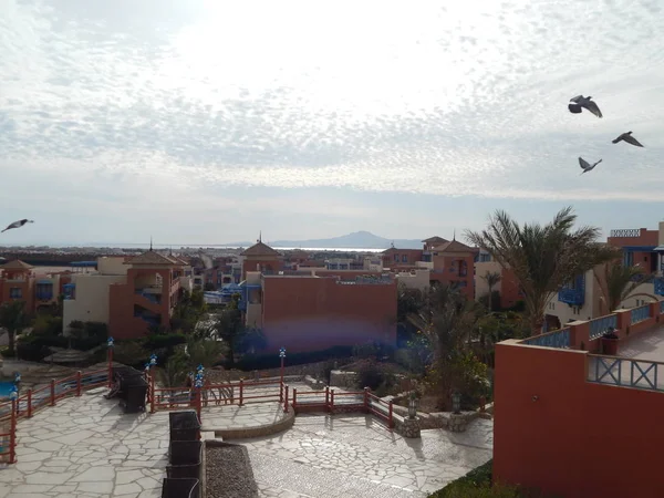 Erholung Einer Ferienstadt Und Hotels Ägypten Sharm Sheikh — Stockfoto