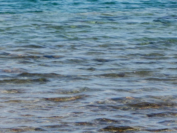 Textura Água Mar Mar Vermelho Egito — Fotografia de Stock
