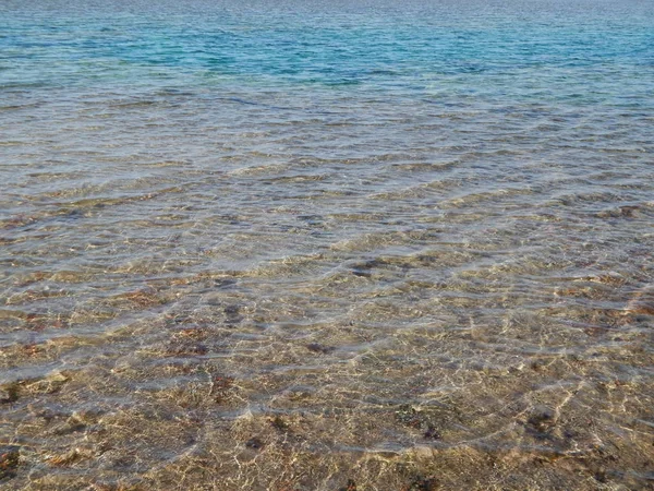 Υφή Του Θαλασσινού Νερού Στη Ερυθρά Θάλασσα Της Αιγύπτου — Φωτογραφία Αρχείου