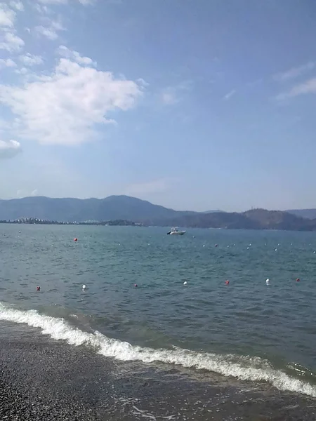 Stranden Egeiska Havet Fethiye Turkiet — Stockfoto