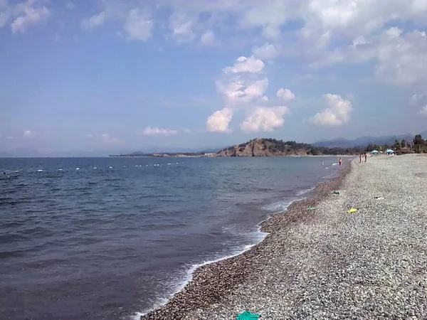 Strand Van Egeïsche Zee Fethiye Turkije — Stockfoto