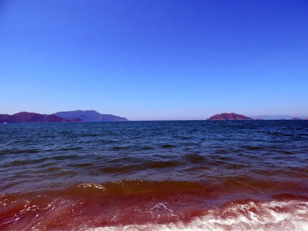 Fethiye, Türkiye'de Ege Denizi'nin Beach