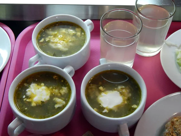 Comida Café Sopa Restaurante — Fotografia de Stock