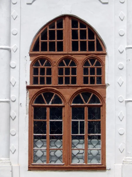 Fönster Arkitekturen Ukrainsk Barock Fragmentet Byggnaden — Stockfoto