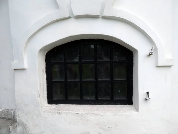 Architecture Fenêtre Baroque Ukrainien Fragment Bâtiment — Photo