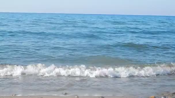 Tavel Yunanistan Girit Adası Dağlar Deniz — Stok video