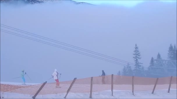 Reisen Skigebiet Jasna Der Slowakei — Stockvideo