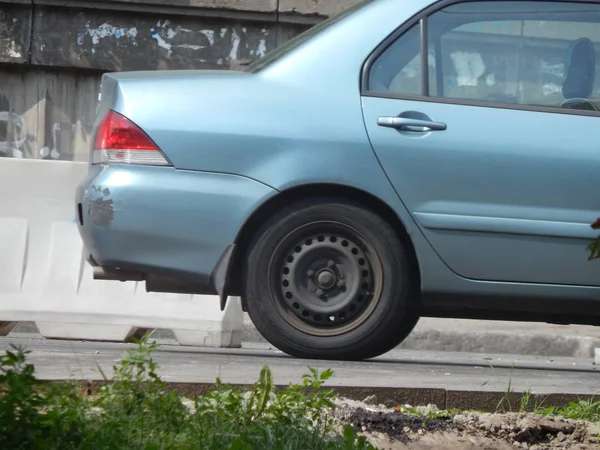 Dischi Pneumatici Ruote Auto — Foto Stock