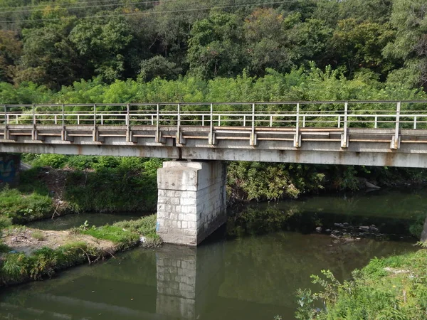 Wegenbouw Transport Brug — Stockfoto