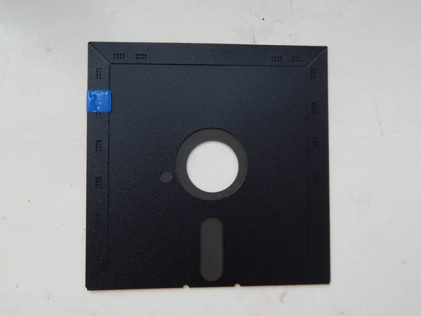 计算机技术磁盘和软盘的信息载体 — 图库照片