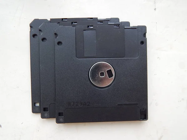 Informatiedragers Voor Computer Technologie Schijven Diskettes — Stockfoto
