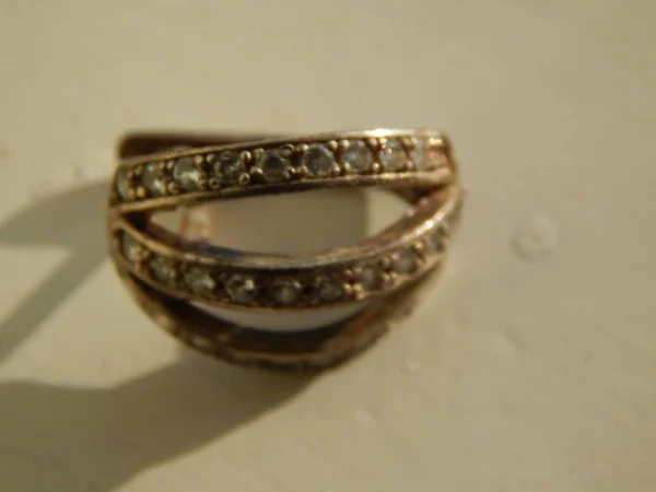 Šperky Bižuterie Prsteny Řetězy Bižuterie — Stock fotografie