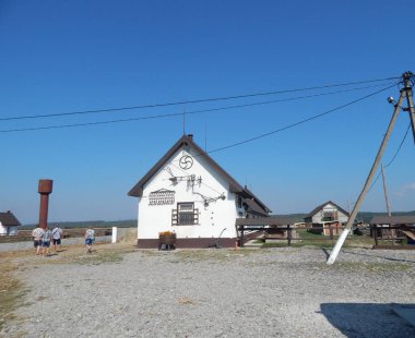Buffalo çiftlik, Texas'ın açık hava kafeslerde otlatma
