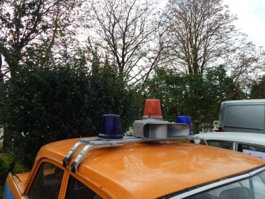 Retro otomobil parçaları ve öğeleri antika